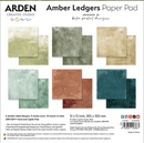 Arden Creative Studio Amber Ledgers Solids 12x12 Paper Pad | ACSPP0032 - Craftywaftyshop