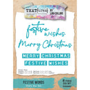 Arden Creative Studio Festive Words Craft Die Set | TEXCD0007 - Craftywaftyshop