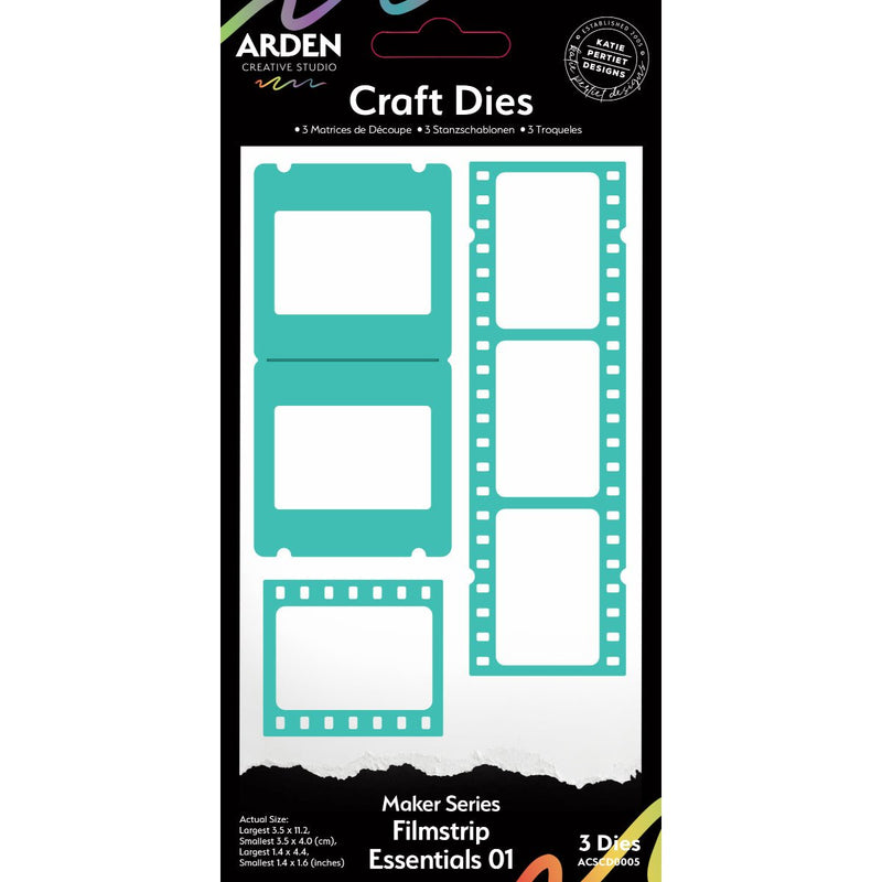 Arden Creative Studio Maker Series Filmstrip Essentials 01 Craft Die Set - Craftywaftyshop