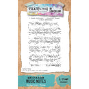Arden Creative Studio Music Notes 4x6 Background Stamp | TEXCS0007 - Craftywaftyshop