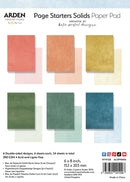 Arden Creative Studio Page Starters Solids 6in x 8in Paper Pad - Craftywaftyshop