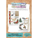 Arden Creative Studio Poinsettias & Snowflakes 6x8 Rub-Ons | TEXRO0003 - Craftywaftyshop