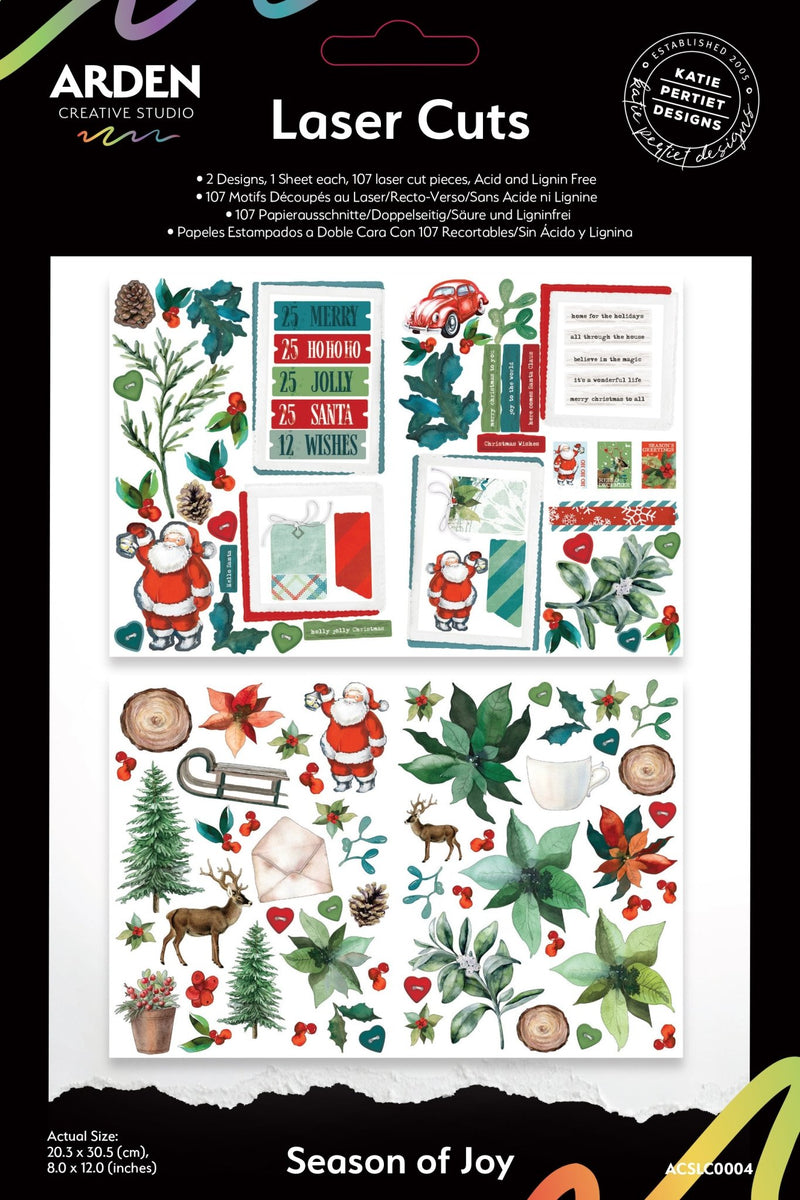 Arden Creative Studio Season of Joy Laser Cuts - Craftywaftyshop