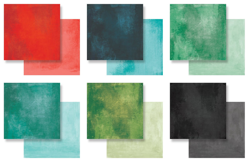 Arden Creative Studio Season of Joy Solids 12in x 12in Paper Pad - Craftywaftyshop