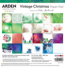 Arden Creative Studio Vintage Christmas 12in x 12in Paper Pad - Craftywaftyshop