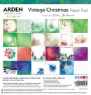 Arden Creative Studio Vintage Christmas 8in x 8in Paper Pad - Craftywaftyshop