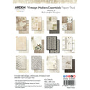 Arden Creative Studio Vintage Makers Essentials 6in x 8in Paper Pad - Craftywaftyshop