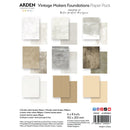 Arden Creative Studio Vintage Makers Foundations 6in x 8in Paper Pack - Craftywaftyshop