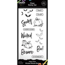 Arden Creative Studio Wicked Woods Batty 4x8 Clear Stamp Set | ACSCS0036 - Craftywaftyshop