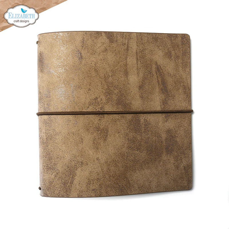 Art Journal Stonewashed Brown Square XL by Elizabeth Craft Designs - Craftywaftyshop