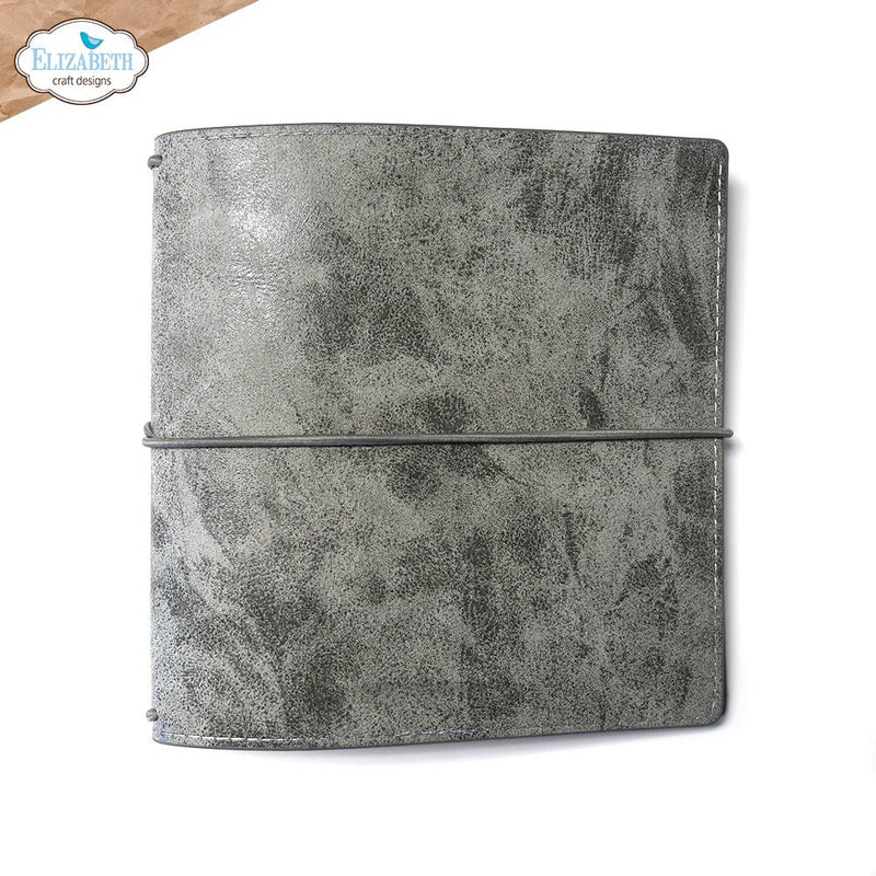 Art Journal Stonewashed Grey Square XL by Elizabeth Craft Designs - Craftywaftyshop
