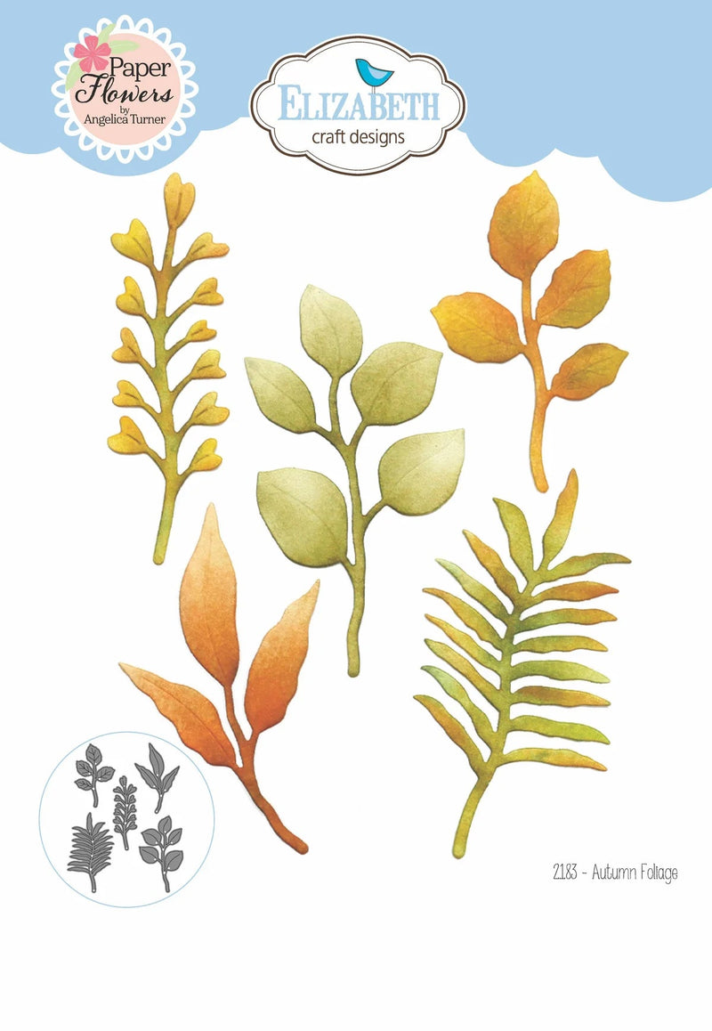 Autumn Foliage Die Set by Elizabeth Craft Designs - Craftywaftyshop