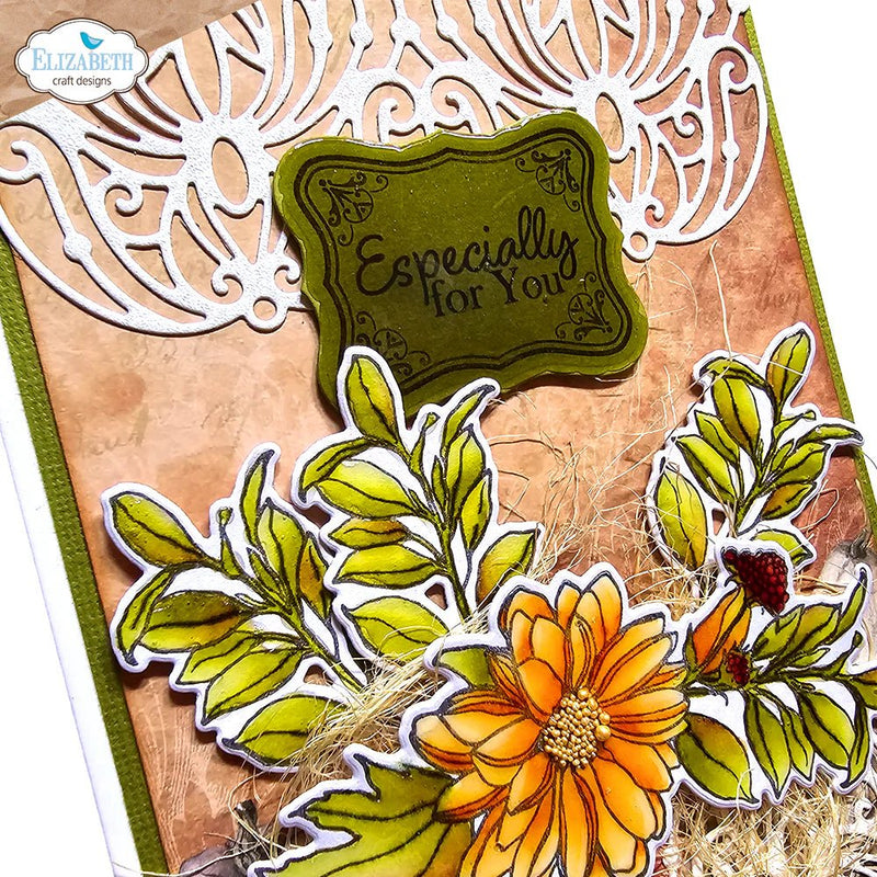 Autumn Greetings Stamp Set by Elizabeth Craft Designs - Craftywaftyshop