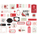 Be Mine 33 Pieces Die - Cut Ephemera by Carta Bella - Craftywaftyshop