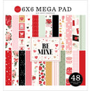 Be Mine 6"x6" Mega Pad 48 Sheet Paper Pad by Carta Bella - Craftywaftyshop