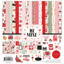 Be Mine Paper & Stickers Collection Kit 12"X12" by Carta Bella - Craftywaftyshop