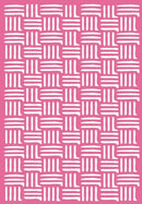 Beautiful Blooms Basket Weave A5 Stencil by Dawn Bibby at Oakwood Archer - Craftywaftyshop