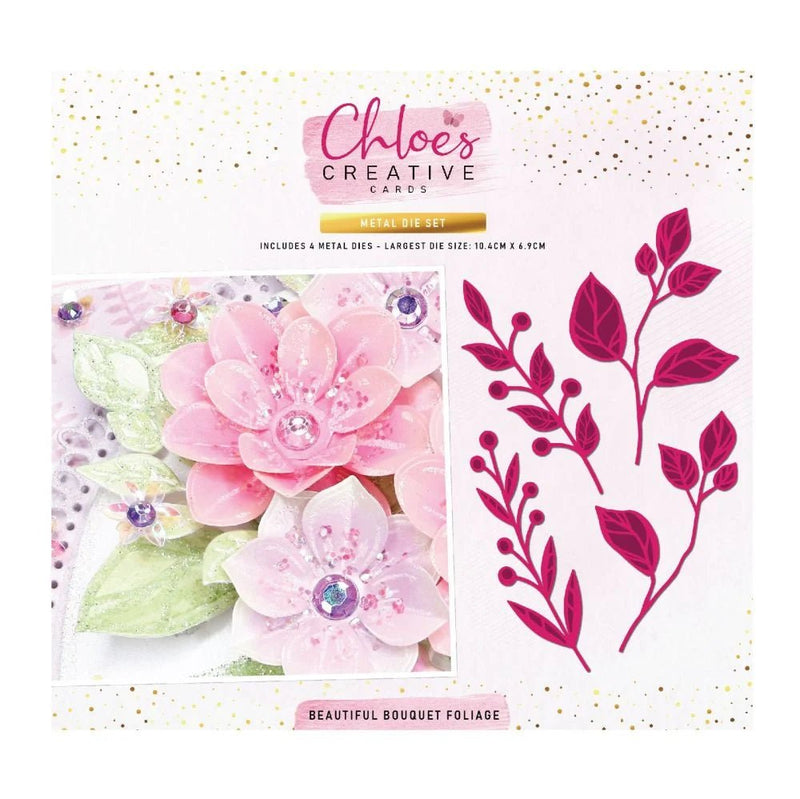 Beautiful Bouquet Foliage Metal Die Set by Chloes Creative Cards - Craftywaftyshop
