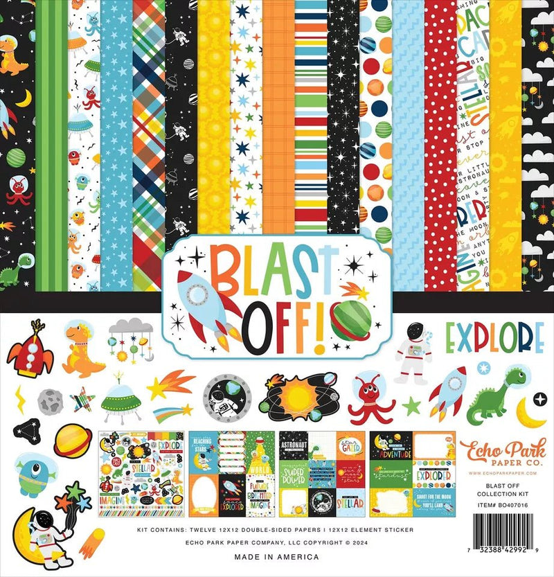 Blast Off Collection Kit by Echo Park - Craftywaftyshop