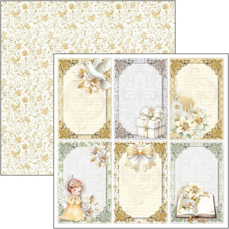 Blessing Day Paper Pad 12"x12" by Ciao Bella - Craftywaftyshop