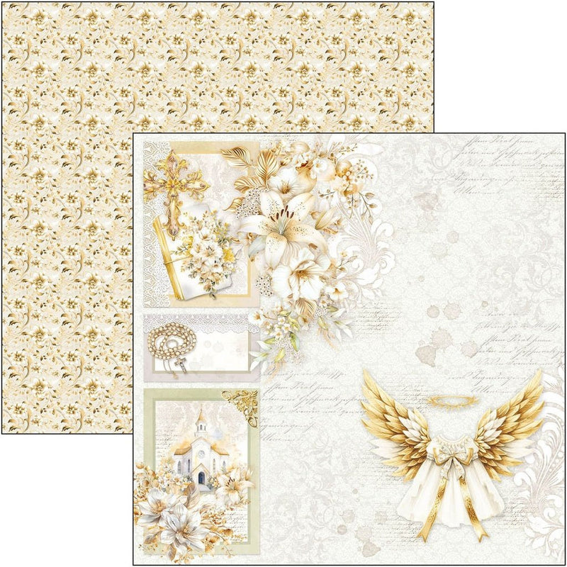 Blessing Day Paper Pad 12"x12" by Ciao Bella - Craftywaftyshop