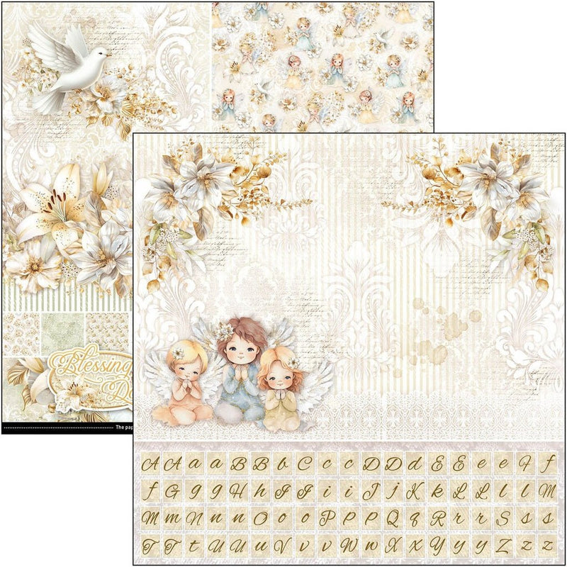 Blessing day Patterns Pad 12"x12" by Ciao Bella - Craftywaftyshop