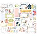 Blossoms And Bees Frames & Tags Ephemera by Echo Park - Craftywaftyshop