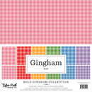 Bold Gingham Collection Kit by Echo Park - Craftywaftyshop