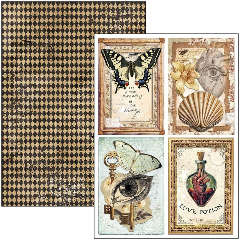 Cabinet of curiosities Creative Pad A4 by Ciao Bella - Craftywaftyshop
