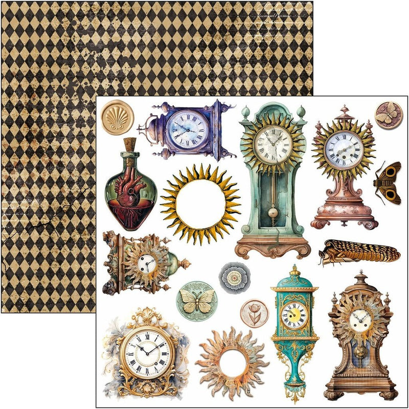 Cabinet of Curiosities Fussy Cut Pad 6"x6" by Ciao Bella - Craftywaftyshop