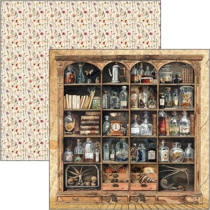 Cabinet of curiosities Patterns Pad 12"x12" by Ciao Bella - Craftywaftyshop