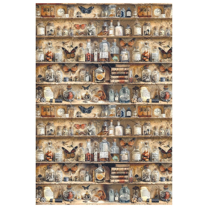 Cabinet of Curiosities Rice Paper A4 Mixed by Ciao Bella - Craftywaftyshop