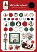 Carta Bella A Vintage Christmas Adhesive Brads - Craftywaftyshop