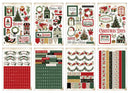 Carta Bella A Vintage Christmas Sticker Book - Craftywaftyshop