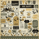 Carta Bella Honey Bee Collection Kit 12"X12" - Craftywaftyshop