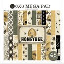 Carta Bella Honey Bee Double - Sided Cardmakers Mega Paper Pad 6"X6" - Craftywaftyshop