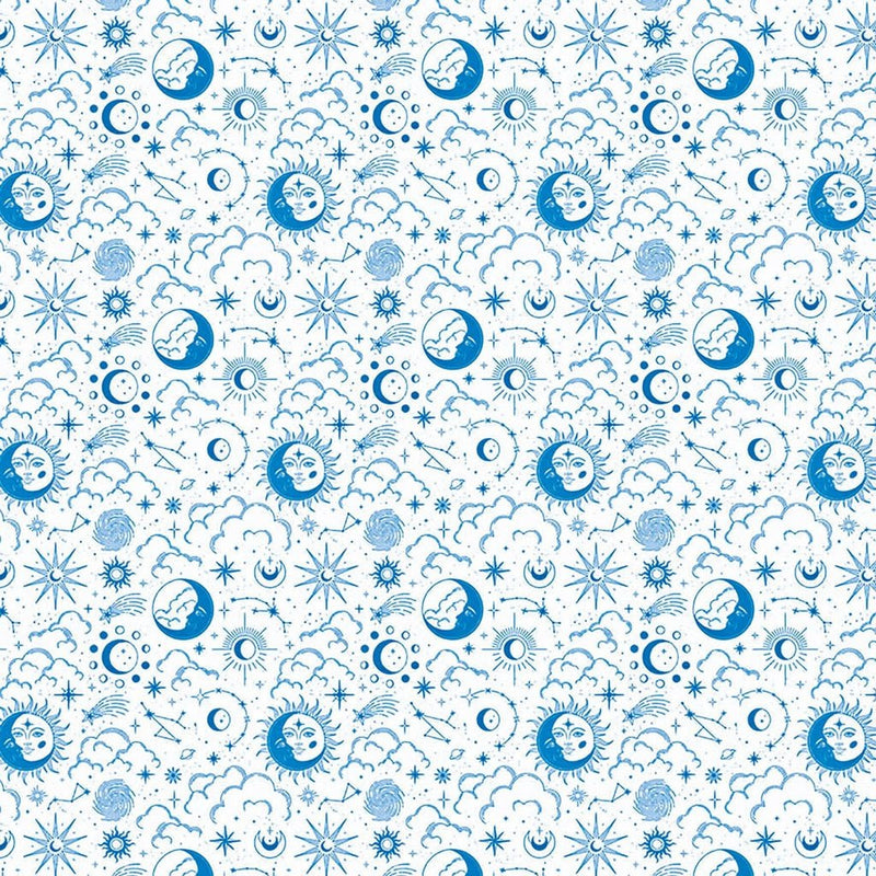 Celestial 6"x6" Vellum Fussy Cut by Ciao Bella - Craftywaftyshop