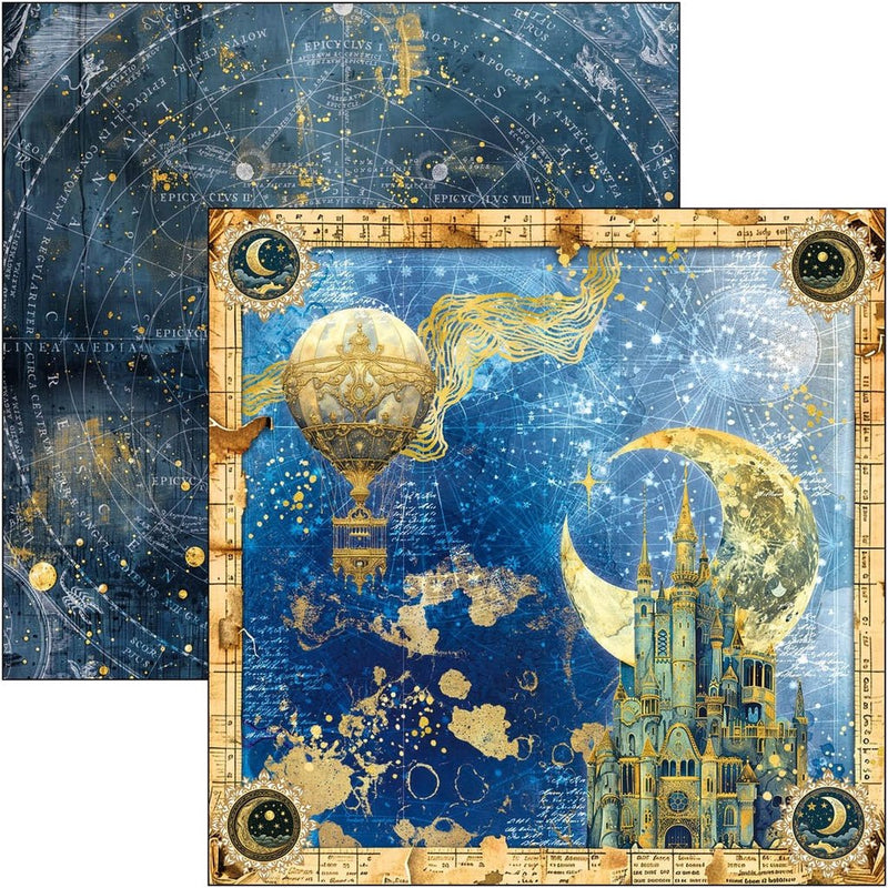 Celestial 8"x8" Paper Pad by Ciao Bella - Craftywaftyshop