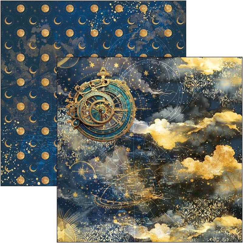 Celestial 8"x8" Paper Pad by Ciao Bella - Craftywaftyshop