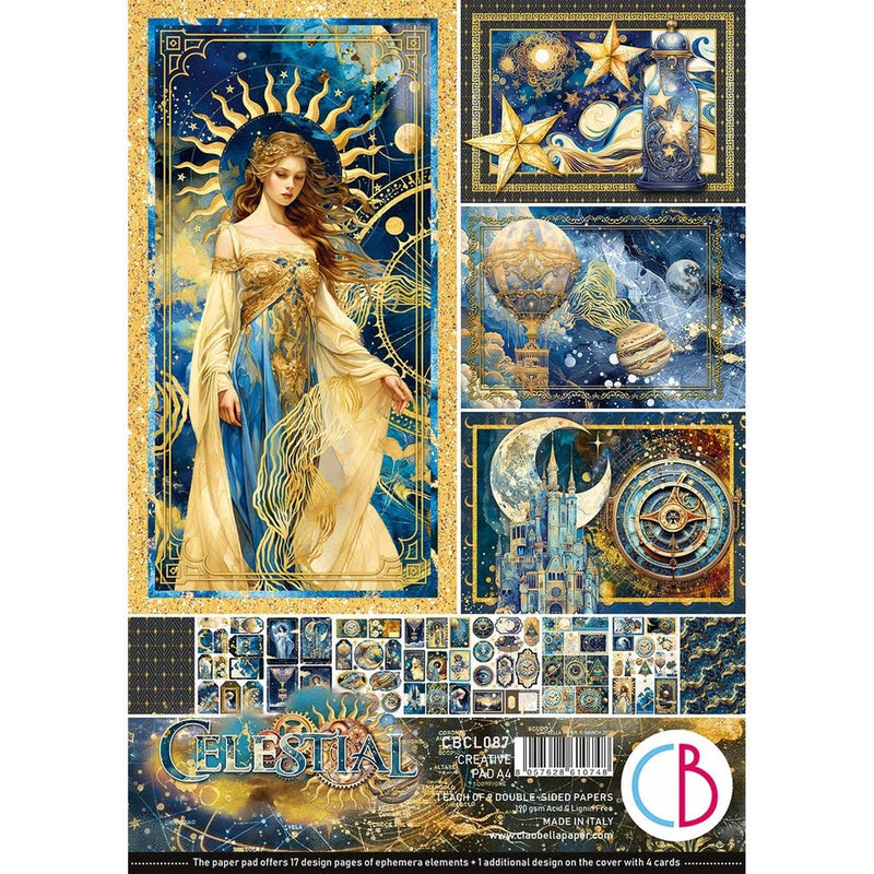 Celestial Creative Pad A4 by Ciao Bella - Craftywaftyshop