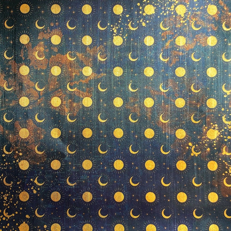 Celestial Deluxe Gold Paper 6"x6" by Ciao Bella - Craftywaftyshop