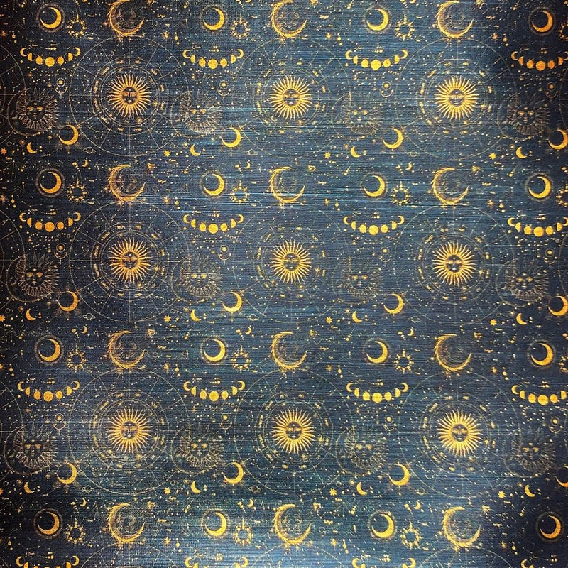 Celestial Deluxe Gold Paper 6"x6" by Ciao Bella - Craftywaftyshop