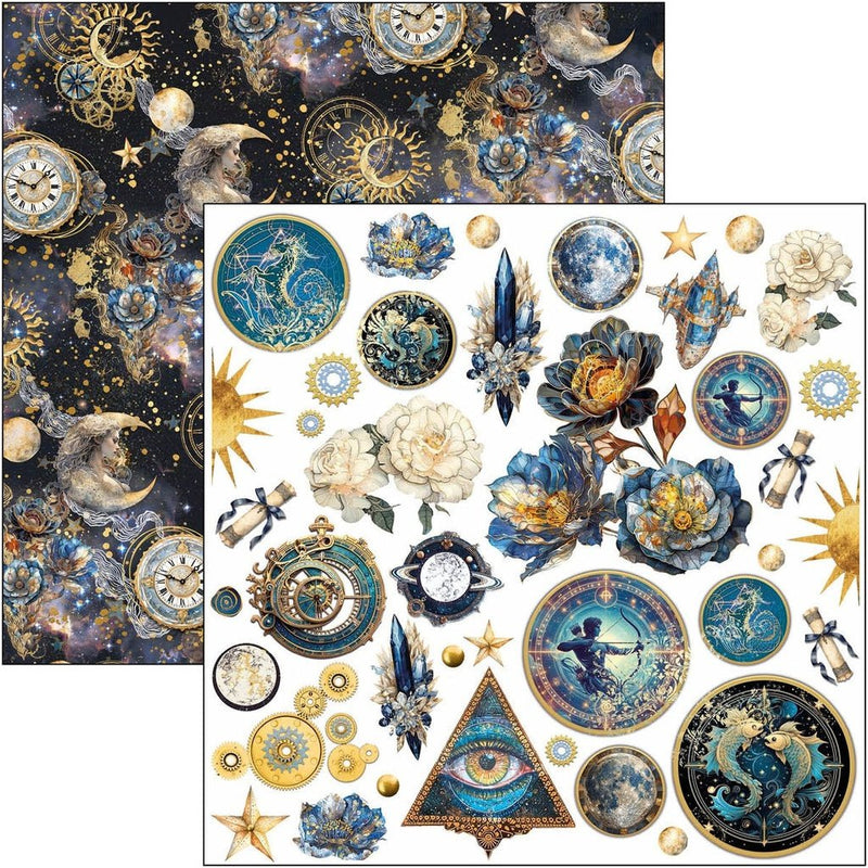 Celestial Fussy Cut Pad 6"x6" by Ciao Bella - Craftywaftyshop
