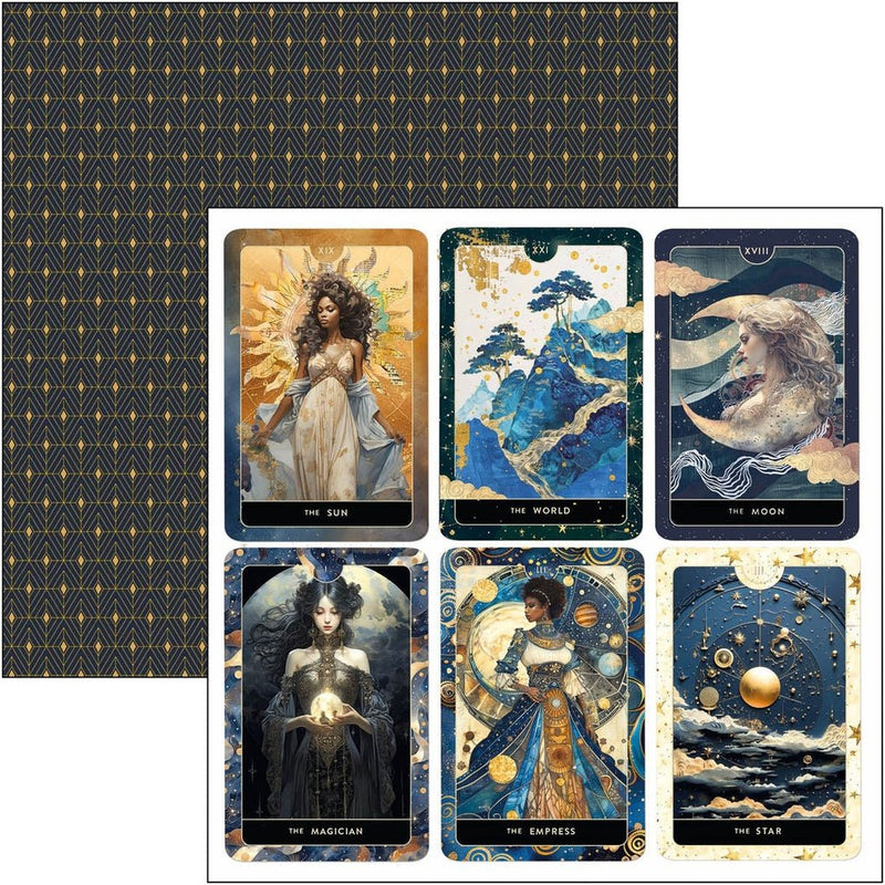 Celestial Paper Pad 12"x12" by Ciao Bella - Craftywaftyshop