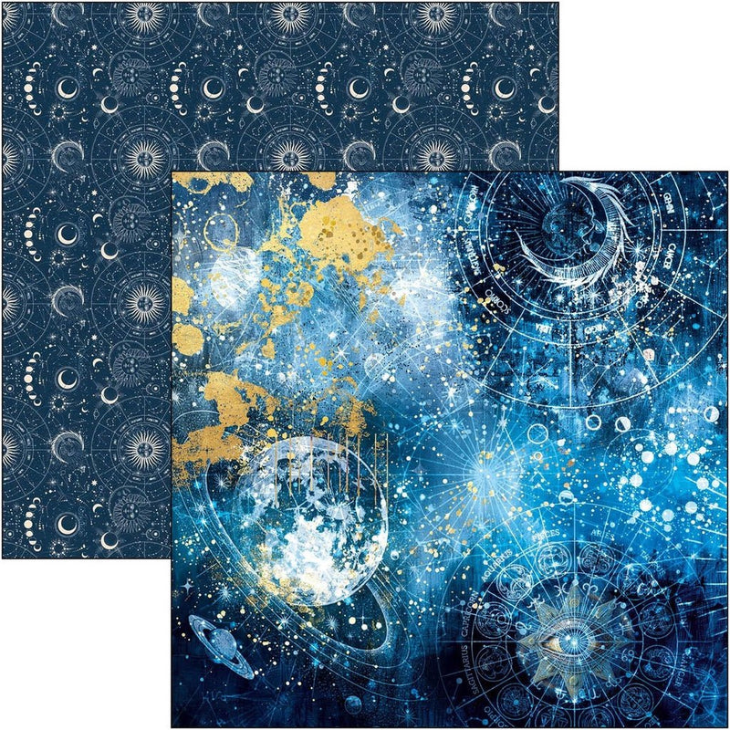 Celestial Paper Pad 12"x12" by Ciao Bella - Craftywaftyshop