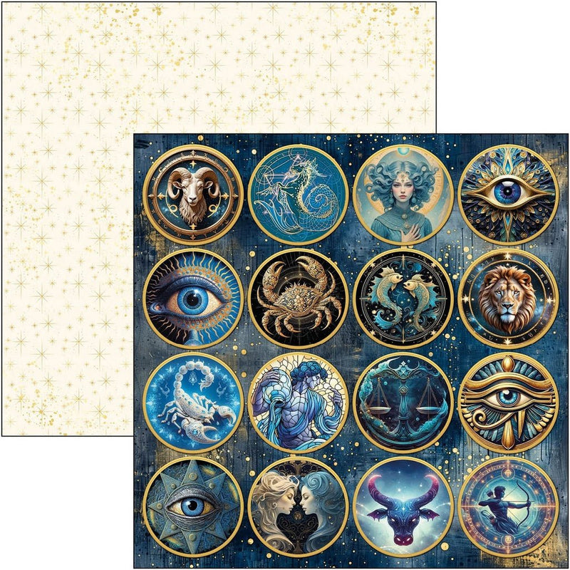 Celestial Paper Pad 12"x12" by Ciao Bella - Craftywaftyshop