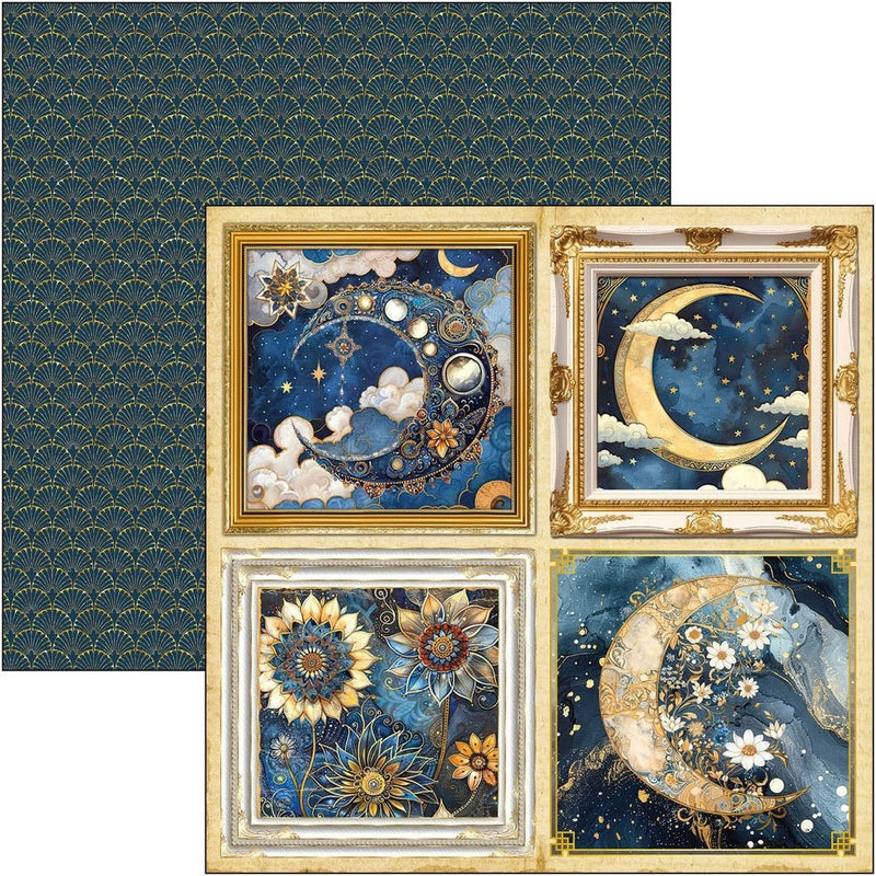 Celestial Patterns Pad 12"x12" by Ciao Bella - Craftywaftyshop