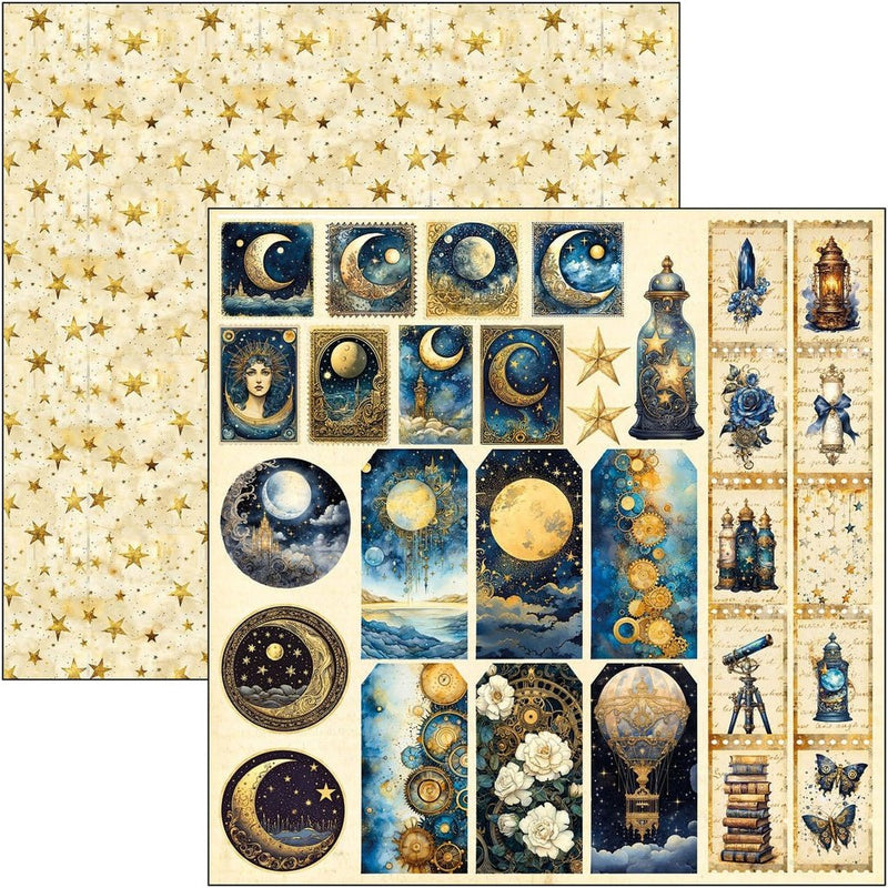 Celestial Patterns Pad 12"x12" by Ciao Bella - Craftywaftyshop