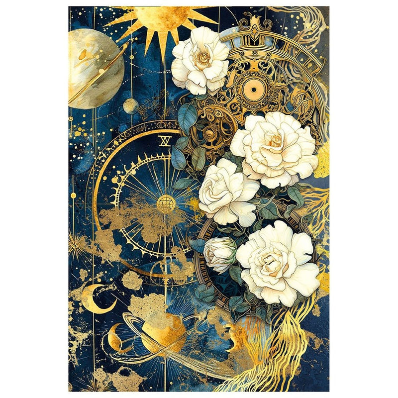 Celestial Rice Paper A4 Mixed by Ciao Bella - Craftywaftyshop