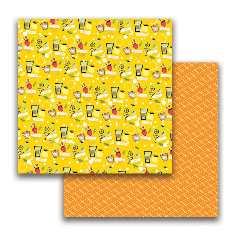 Cheers and Beers 6 x 6" Paper Pack By Polkadoodles - Craftywaftyshop